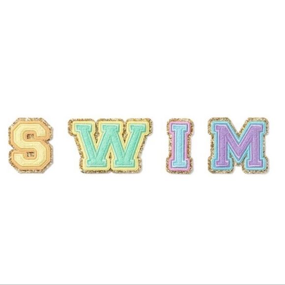 Stoney Clover Lane x Target, “SWIM” Patch Pack 4pc. BNWT - Picture 1 of 5